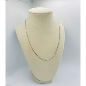 Act II Silver Tone Chain Necklace – 17.5”